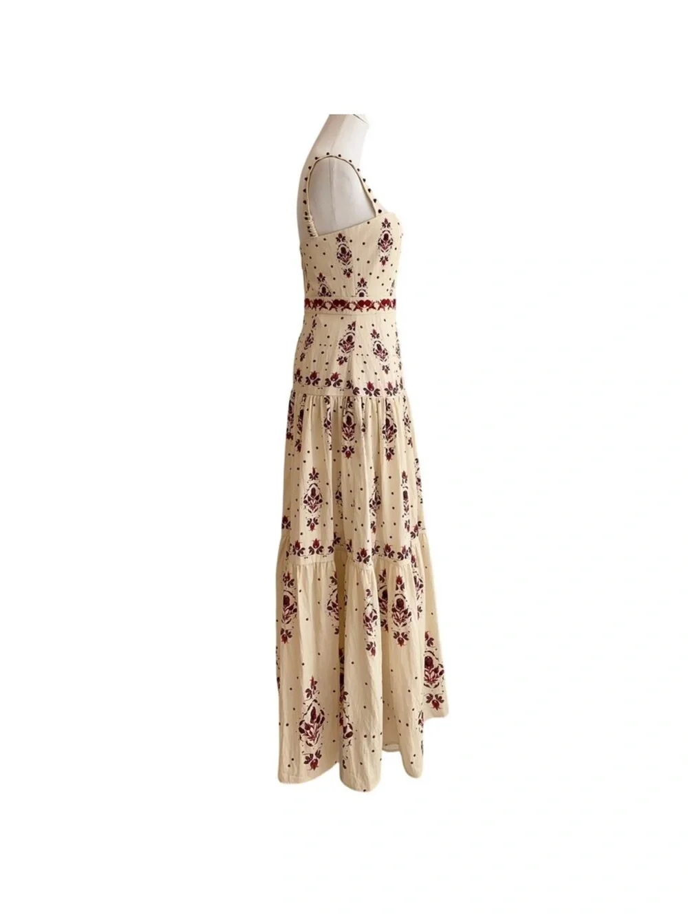 Agua by Agua Bendita Lima Relato Maxi Dress Size Large - Picture 6 of 10